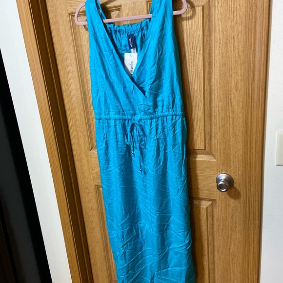 Nwt tenley Surplice Coverup Maxi Dress Swimsuits For All - Picture 3 of 4